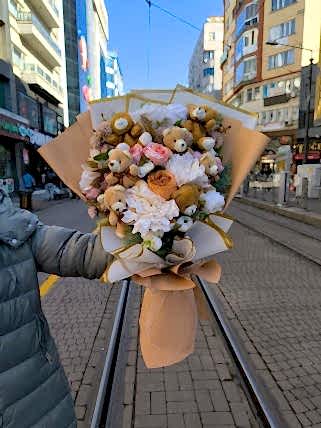 Brown TeddyBear Buket